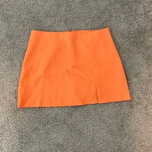 Orange skirt